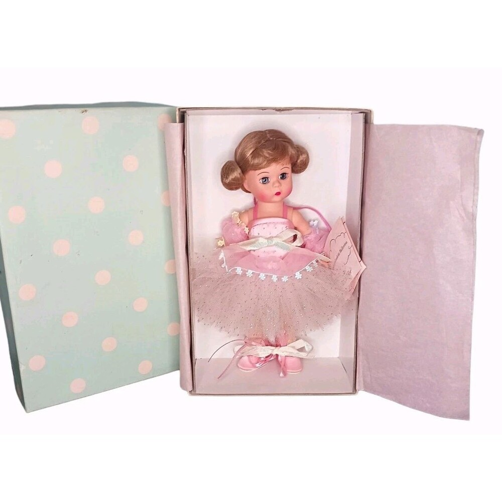 Vtg 2003 Madame Alexander 8โ Doll Pink Twirling Confetti Ballerina 35075 NRFB
